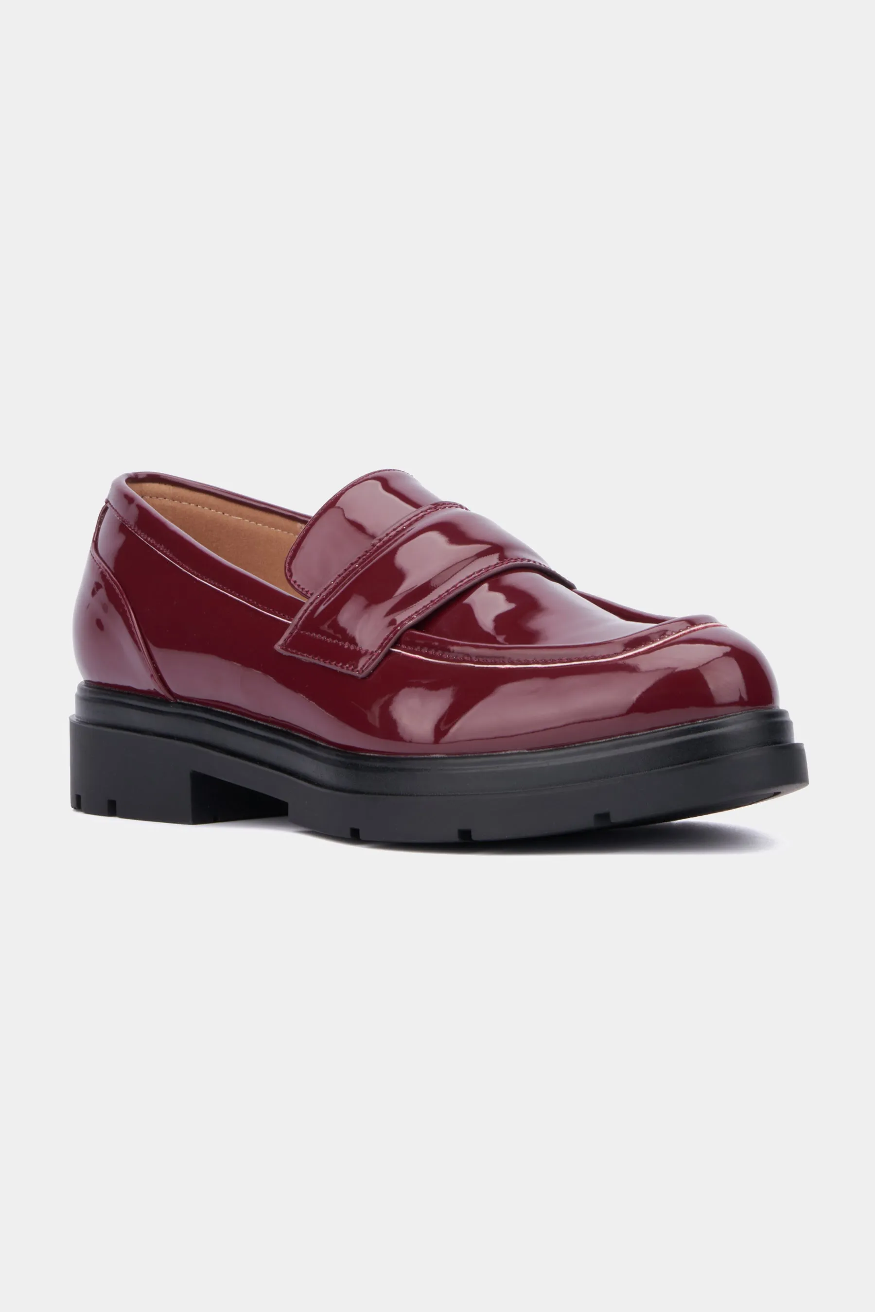 Abbey Lug Sole Loafers