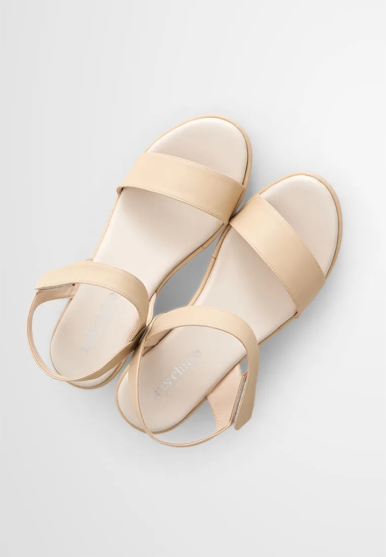 Amaya Ankle Velcro Strap Sandal Wedges