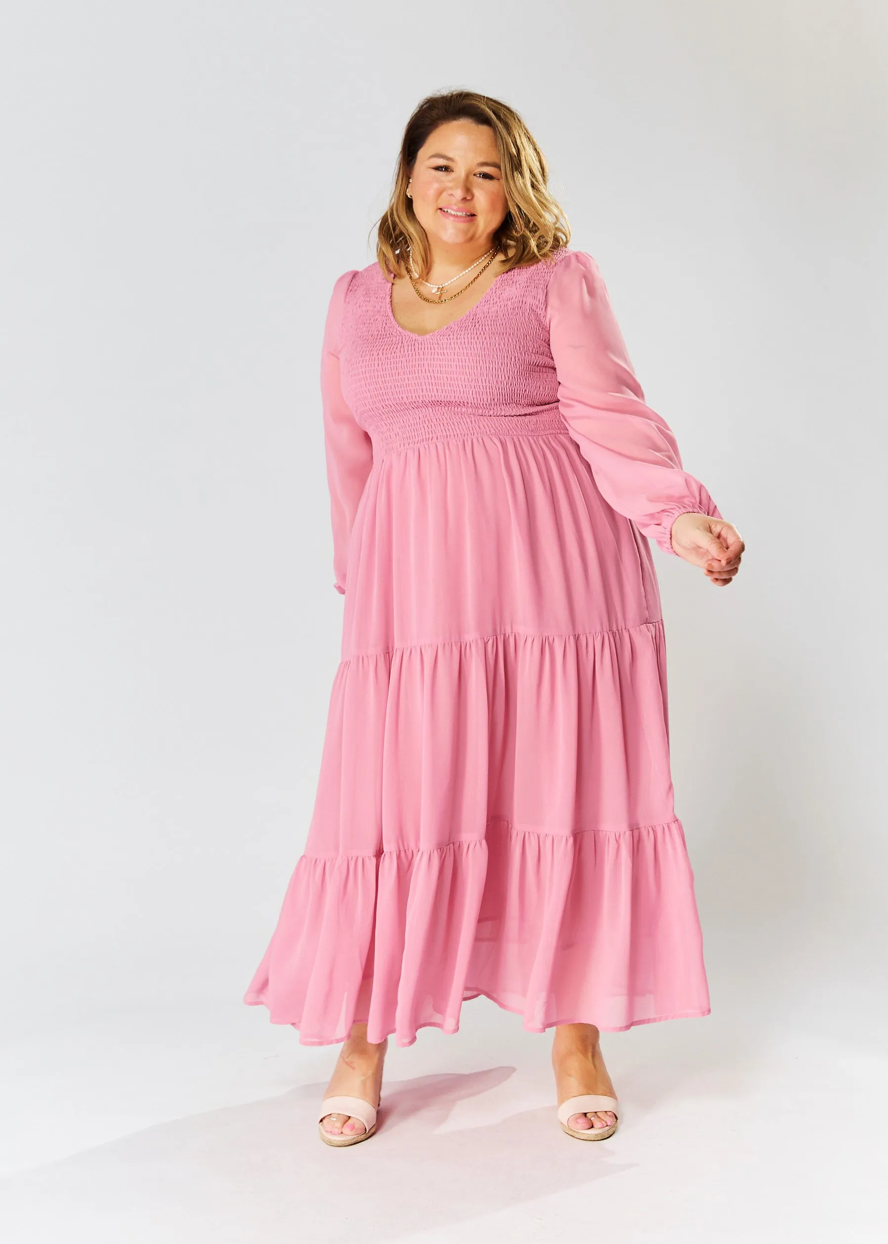 Ashleigh Dress - Pink