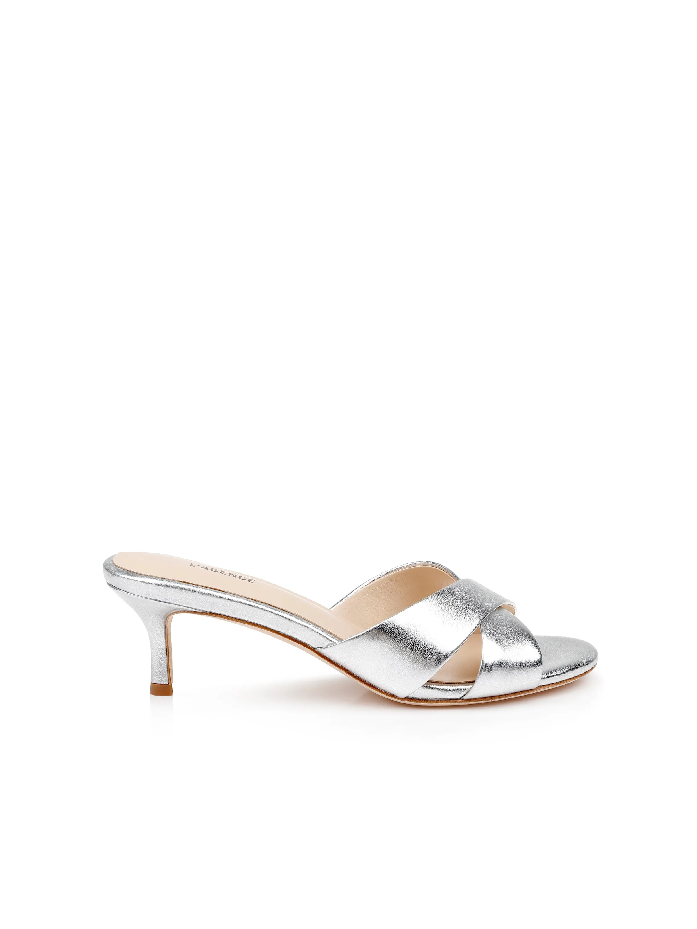 Aveline Kitten-Heel Sandal