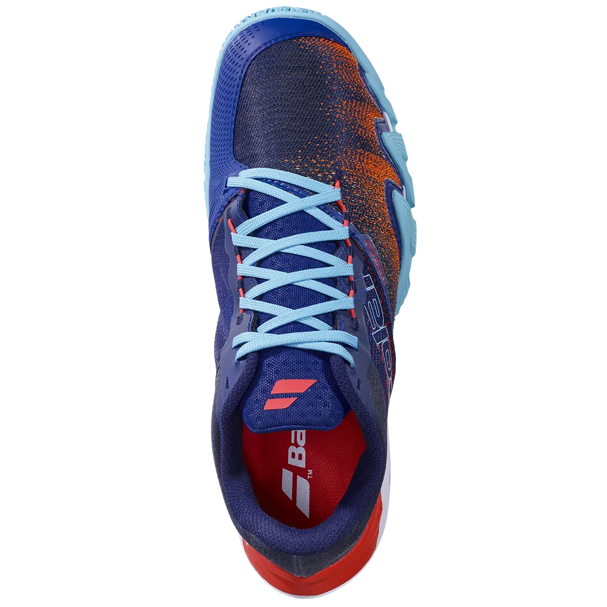 Babolat Men's Jet Premura 2 Padel Shoes Blue Poppy Red