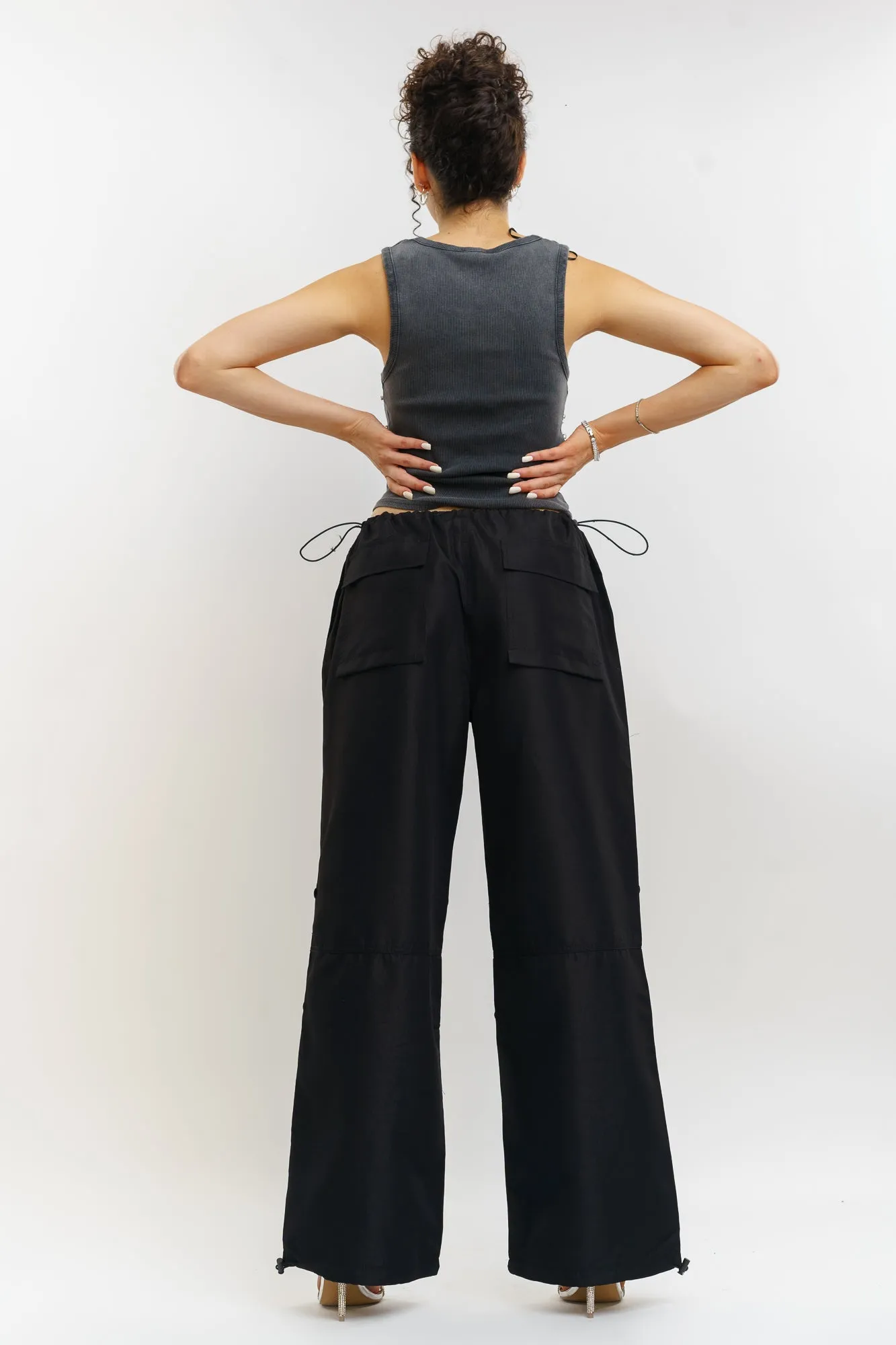 Black Parachute Pants