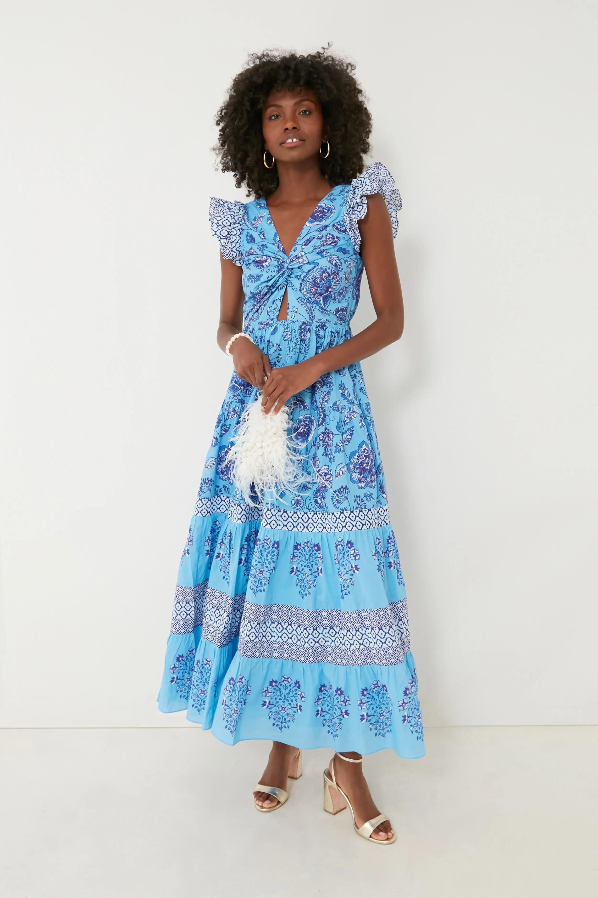 Blue Flavian Maxi Dress