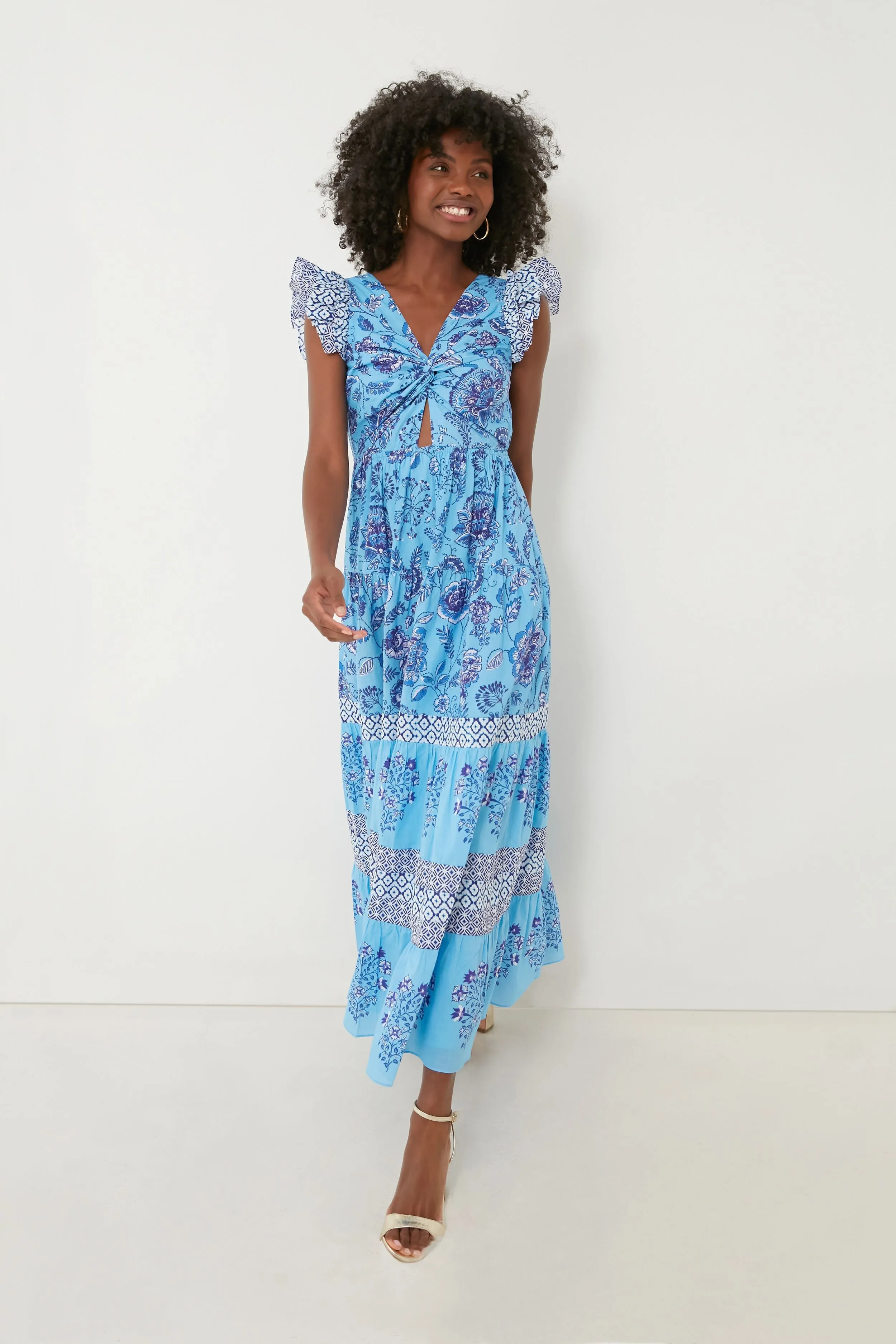 Blue Flavian Maxi Dress