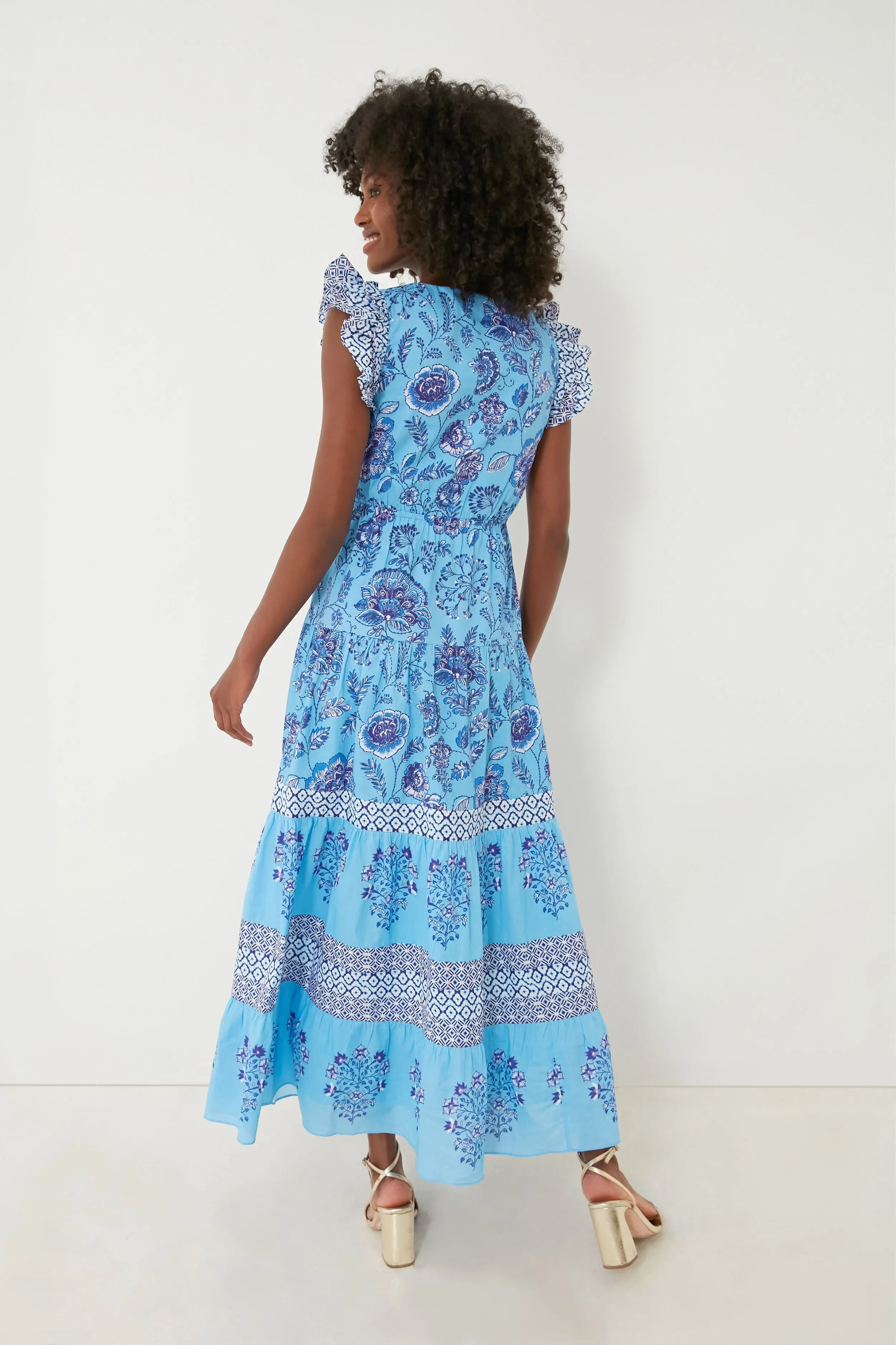 Blue Flavian Maxi Dress