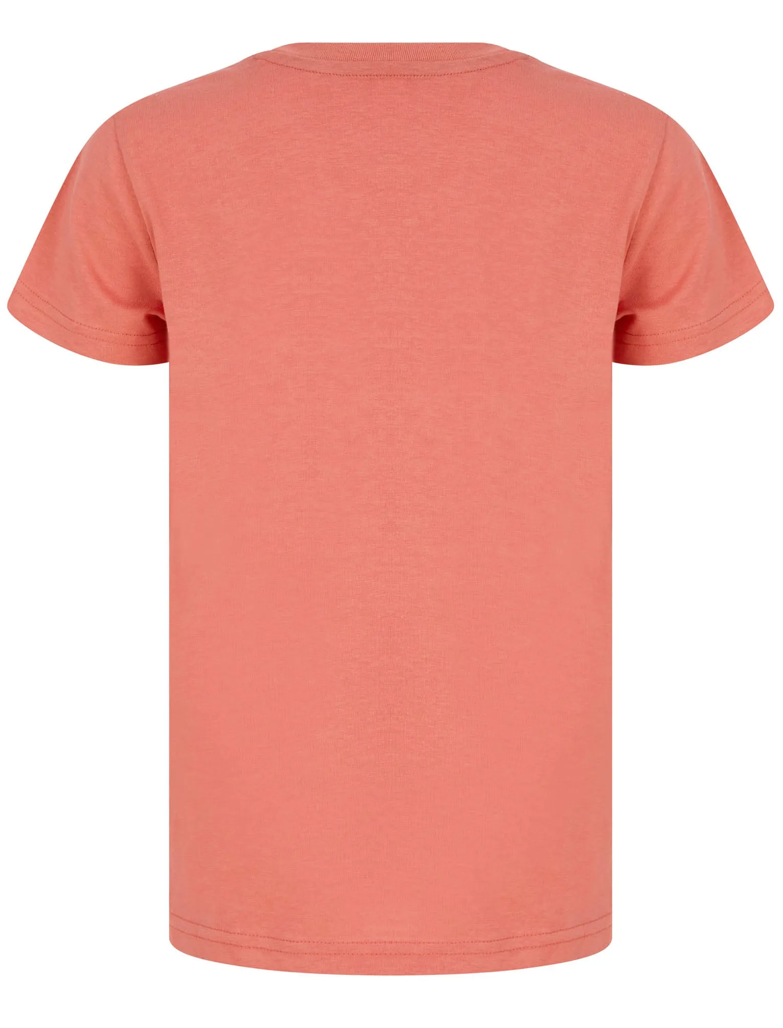 Boys Original 68 Motif Cotton T-Shirt in Faded Peach - Tokyo Laundry Kids