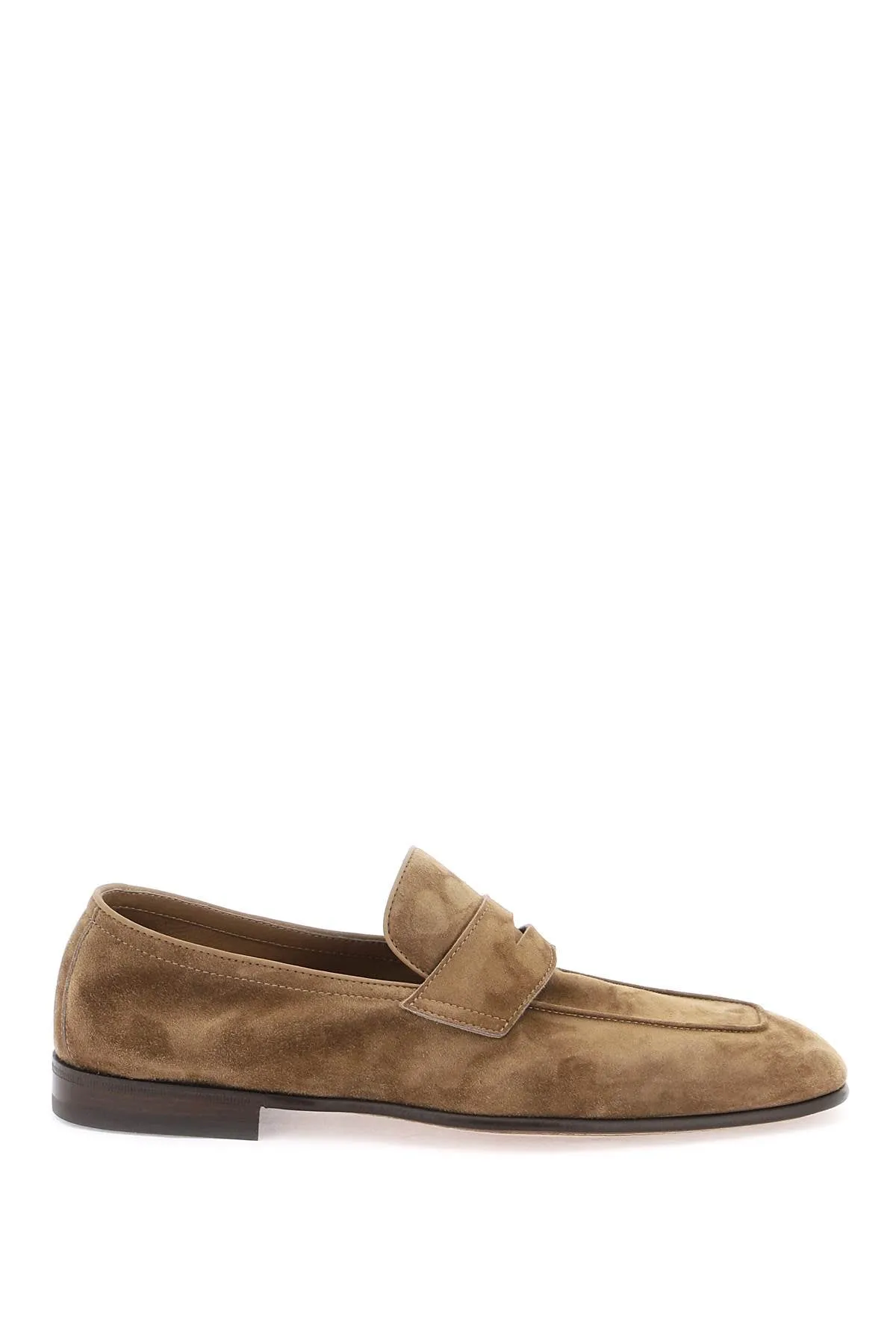 Brunello cucinelli suede loafers