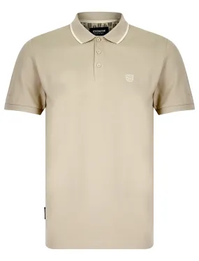 Buckfast Cotton Pique Polo Shirt in Dove - Kensington Eastside