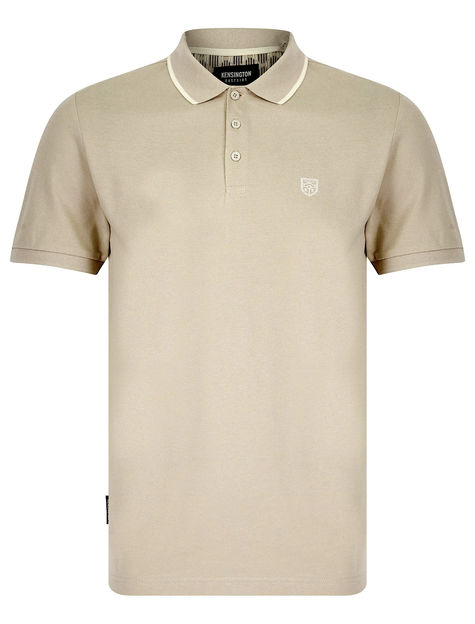 Buckfast Cotton Pique Polo Shirt in Dove - Kensington Eastside