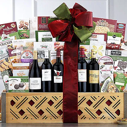 California Dreaming: Red Wine Gift Basket