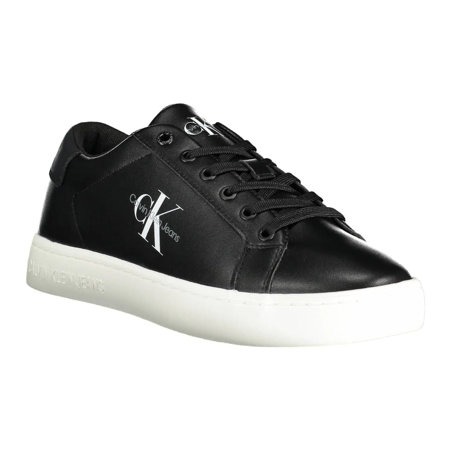 Calvin Klein Black Leather Men Sneaker