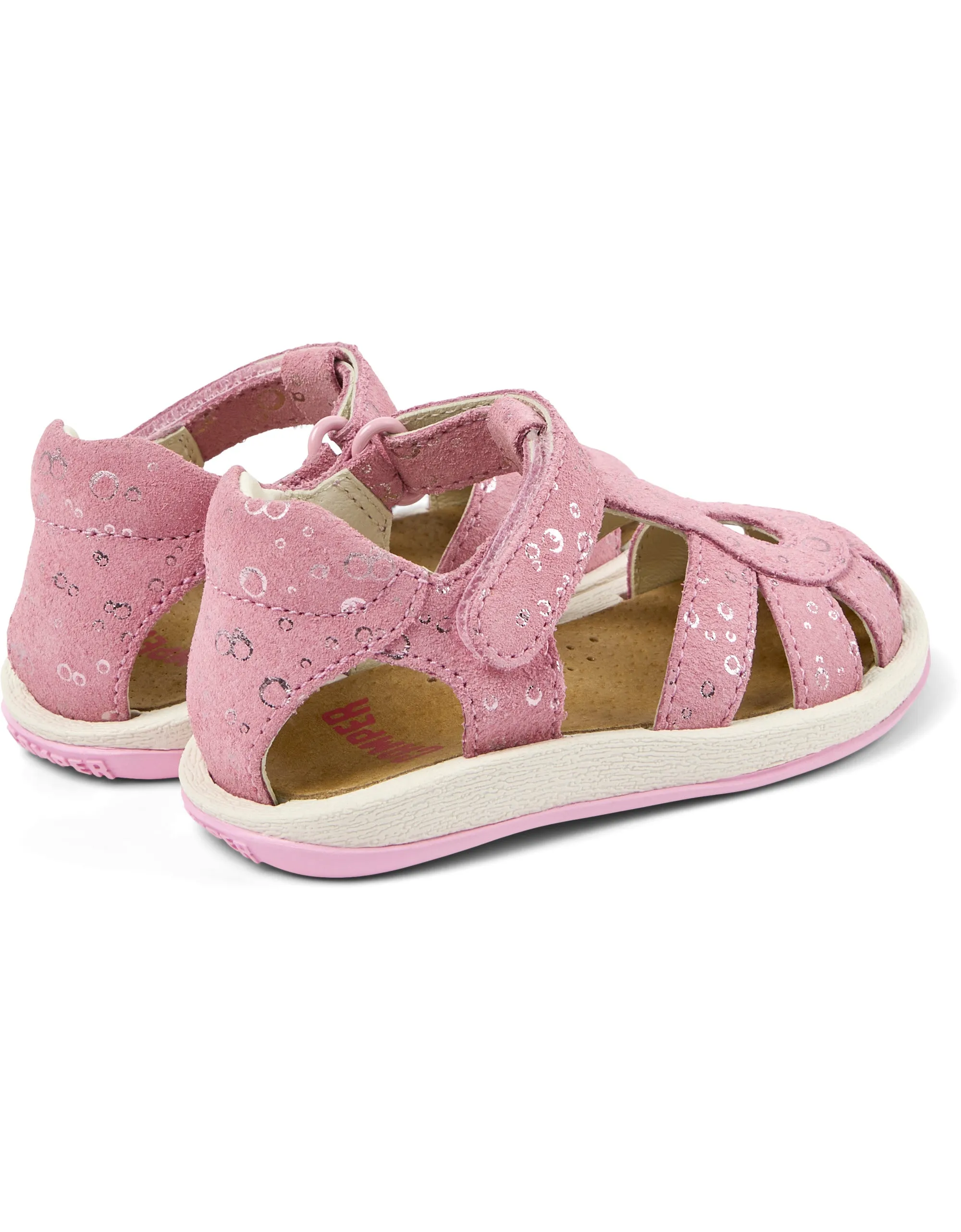 CAMPER BICHO BABY/TODDLER CLOSED SS24 - PINK SILVER