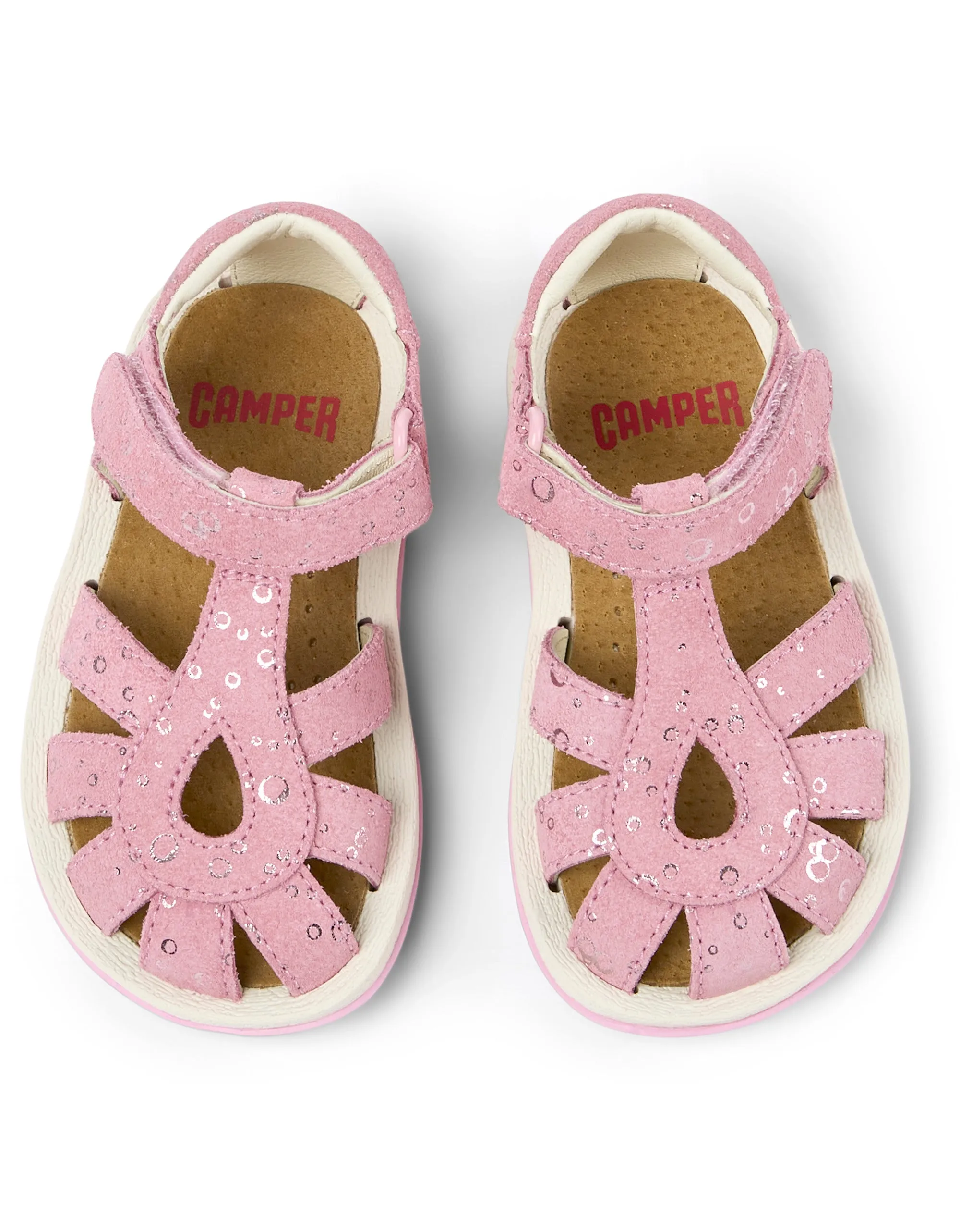 CAMPER BICHO BABY/TODDLER CLOSED SS24 - PINK SILVER