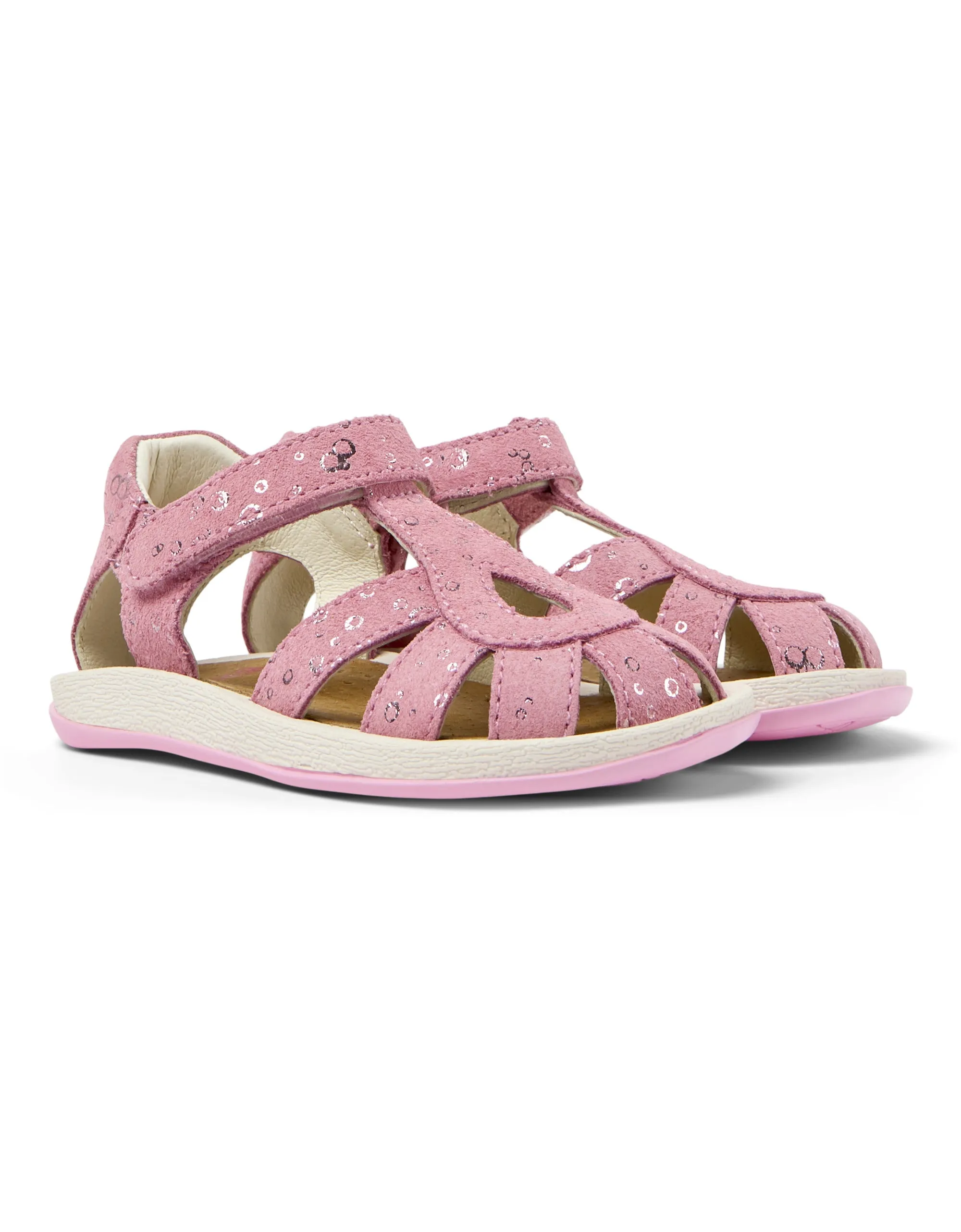 CAMPER BICHO BABY/TODDLER CLOSED SS24 - PINK SILVER