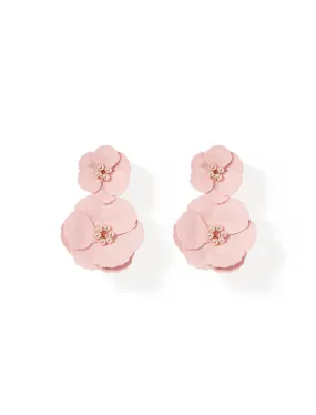 Camy Coated Flower Underear Earrings