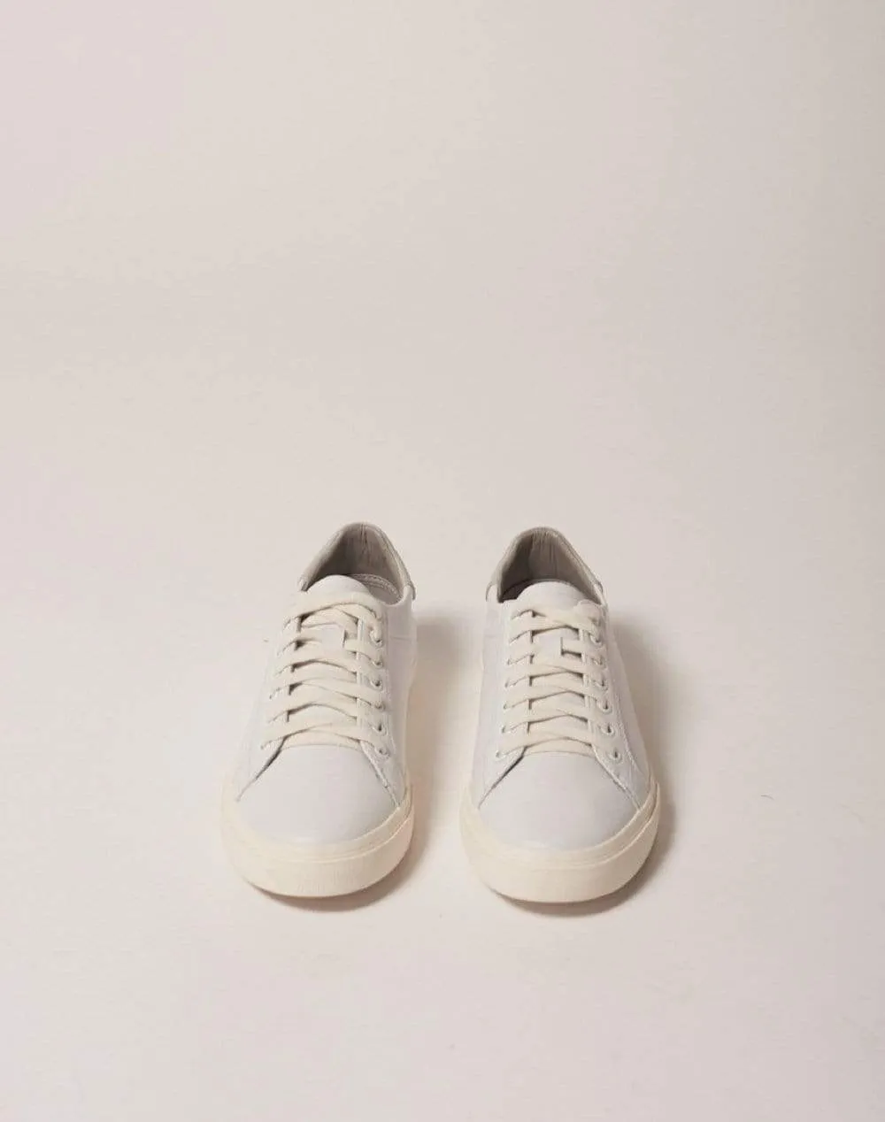 Classic Vegan Leather Sneakers | White