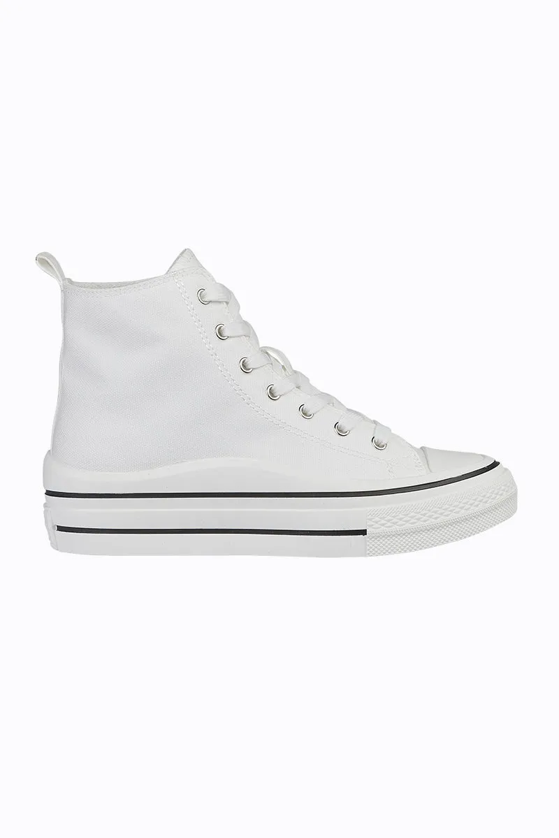 Contrast Canvas High Top Trainer