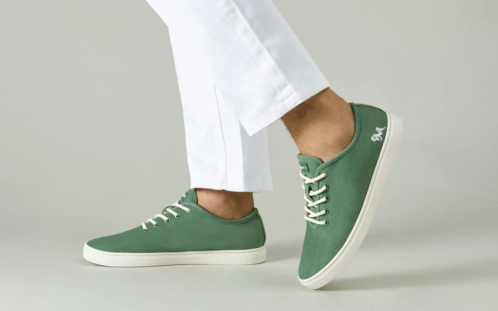 Cotton Classic Sneakers : Sage Green