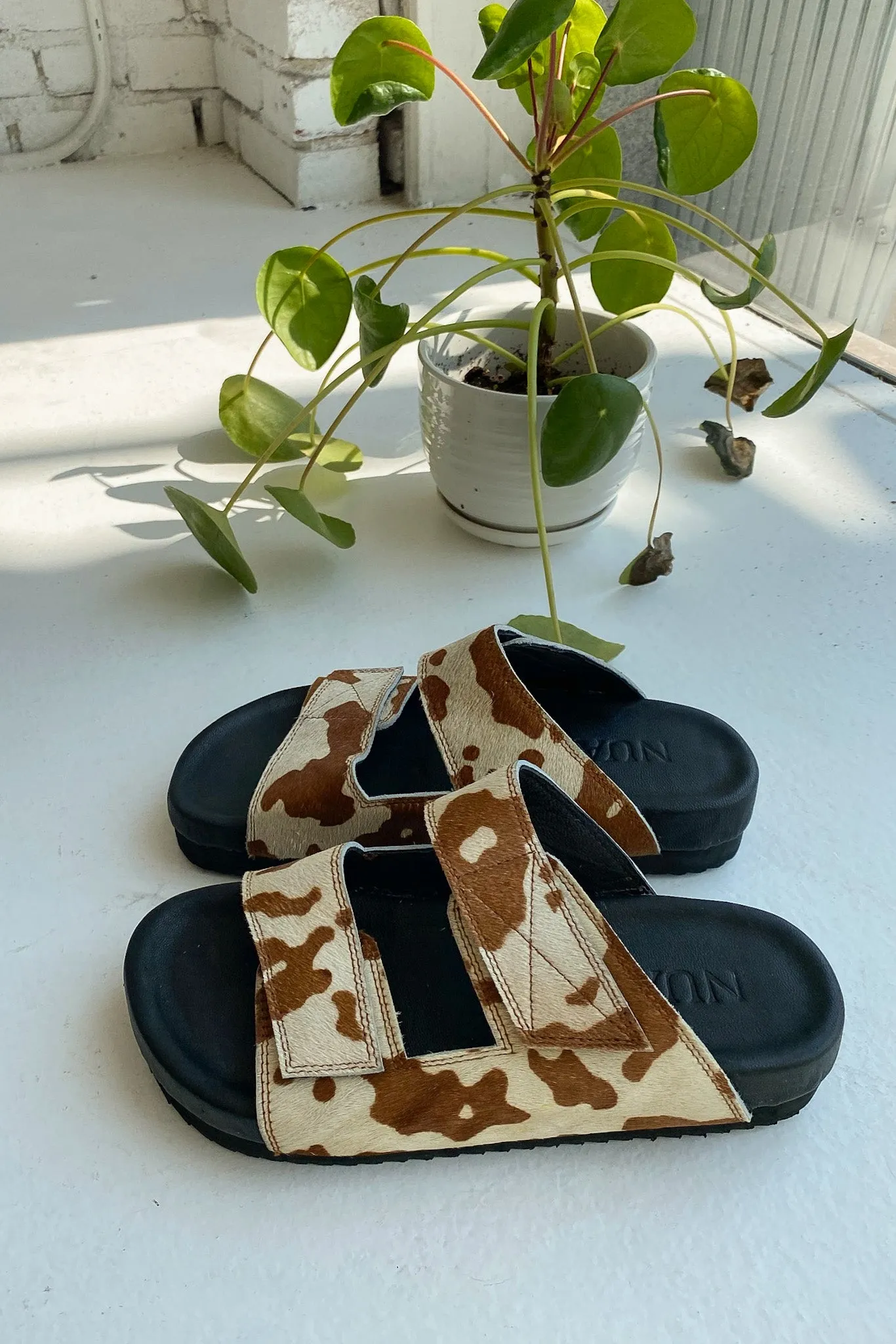 Cowhide Sandal