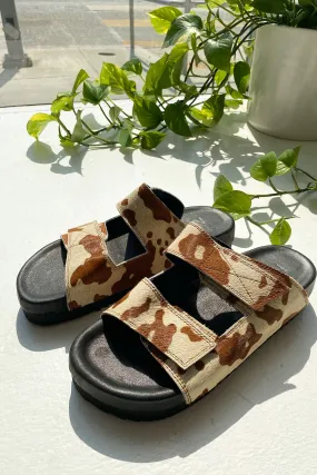 Cowhide Sandal