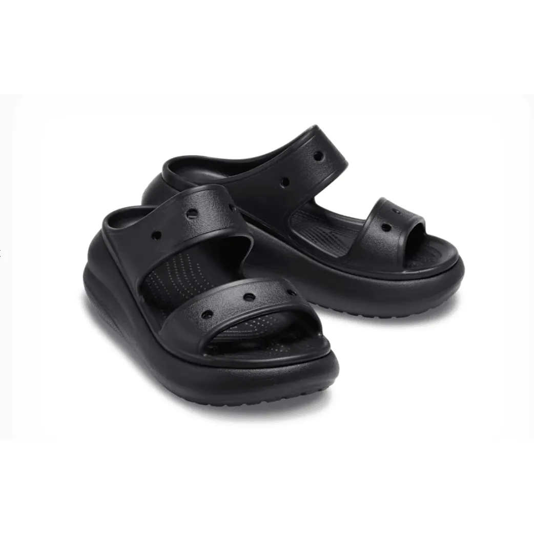 Crocs Womens Classic Crush Sandal Black