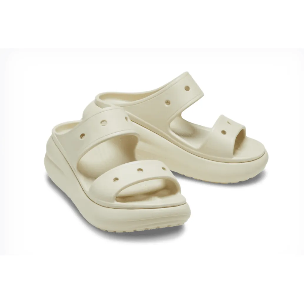 Crocs Womens Classic Crush Sandal Bone