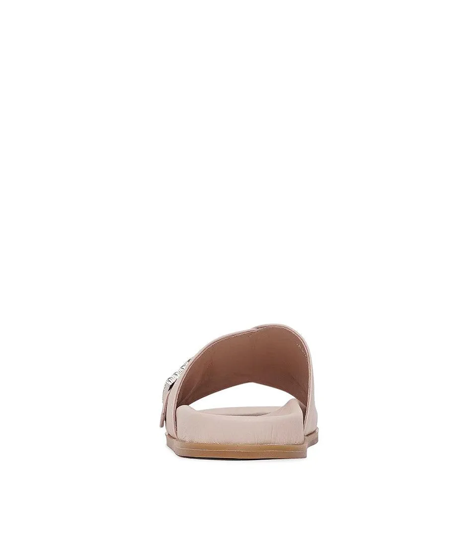 Daisee Rose Leather Slides