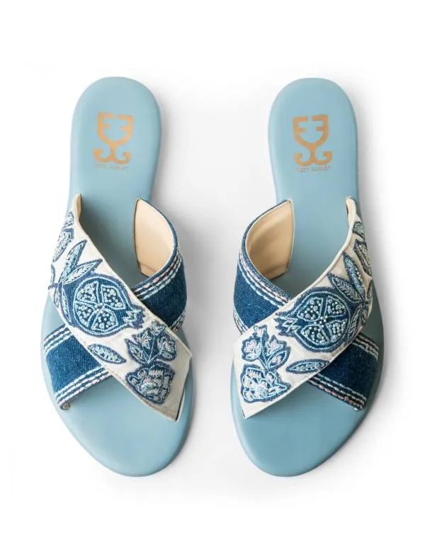 Danish Blue : Criss Cross Slides