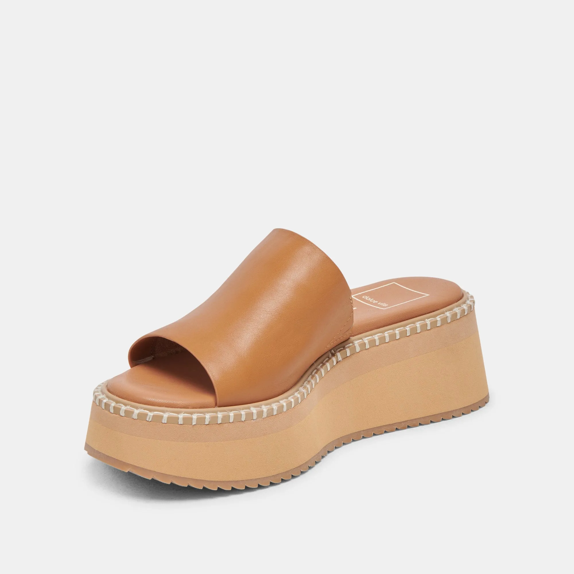 DARCEL SANDALS TAN LEATHER