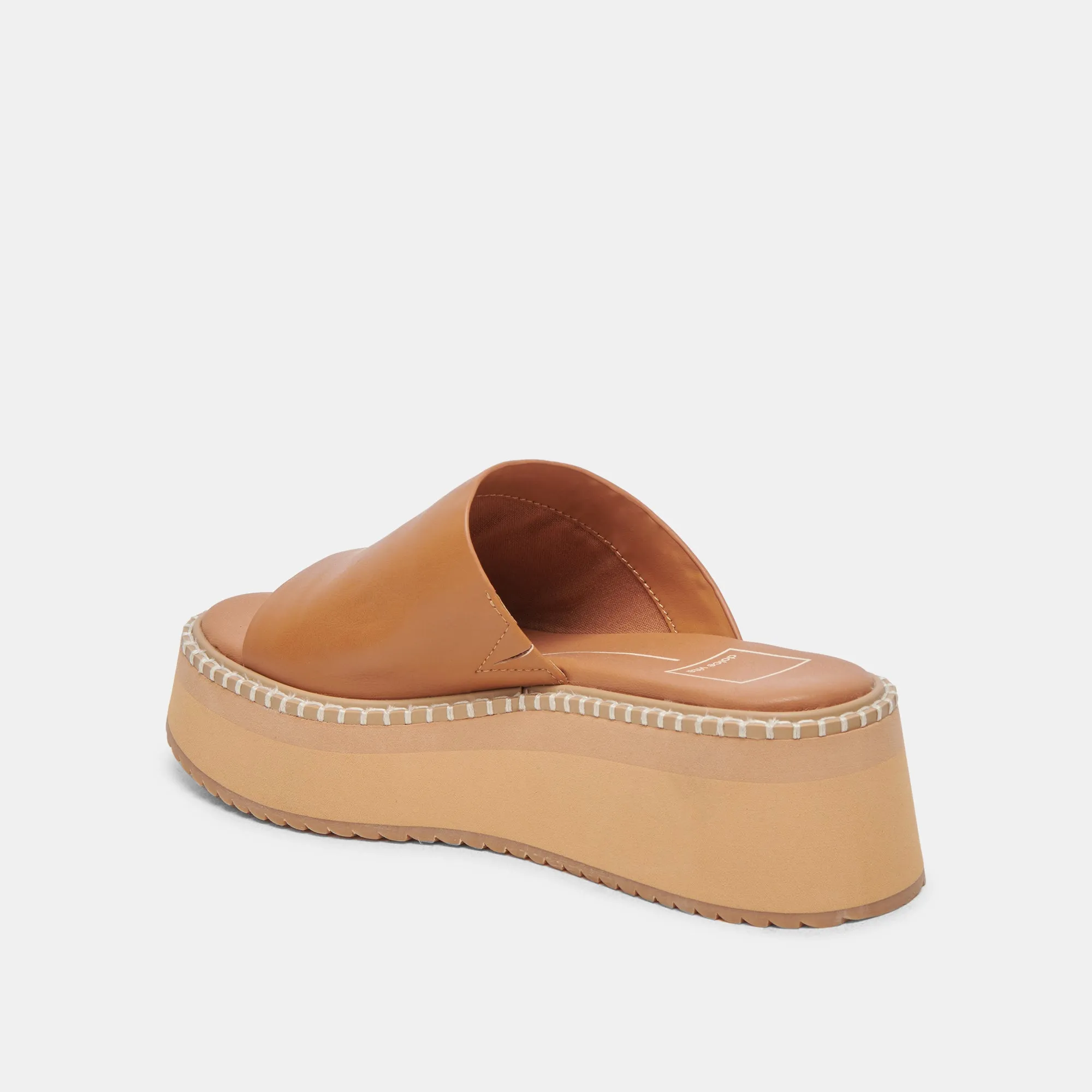 DARCEL SANDALS TAN LEATHER