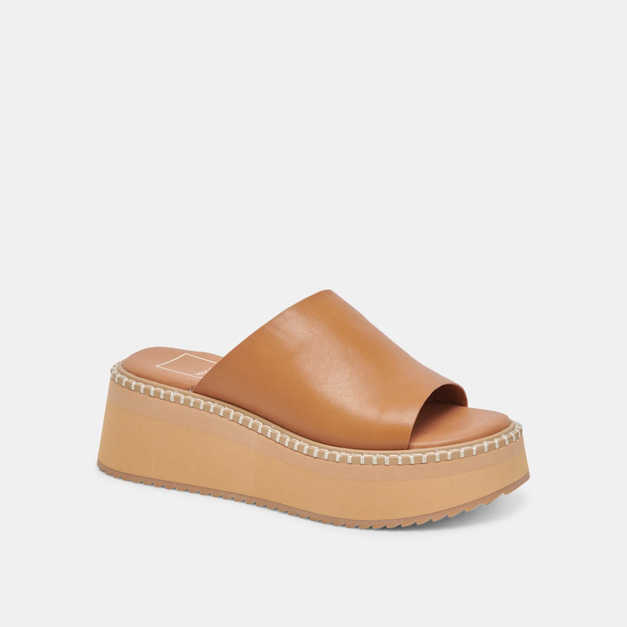 DARCEL SANDALS TAN LEATHER