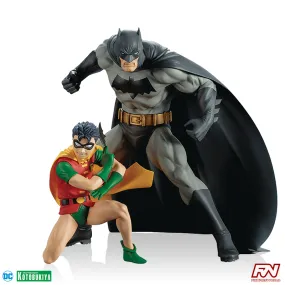 DC COMICS: Batman & Robin Two-Pack ArtFX  PVC Statue