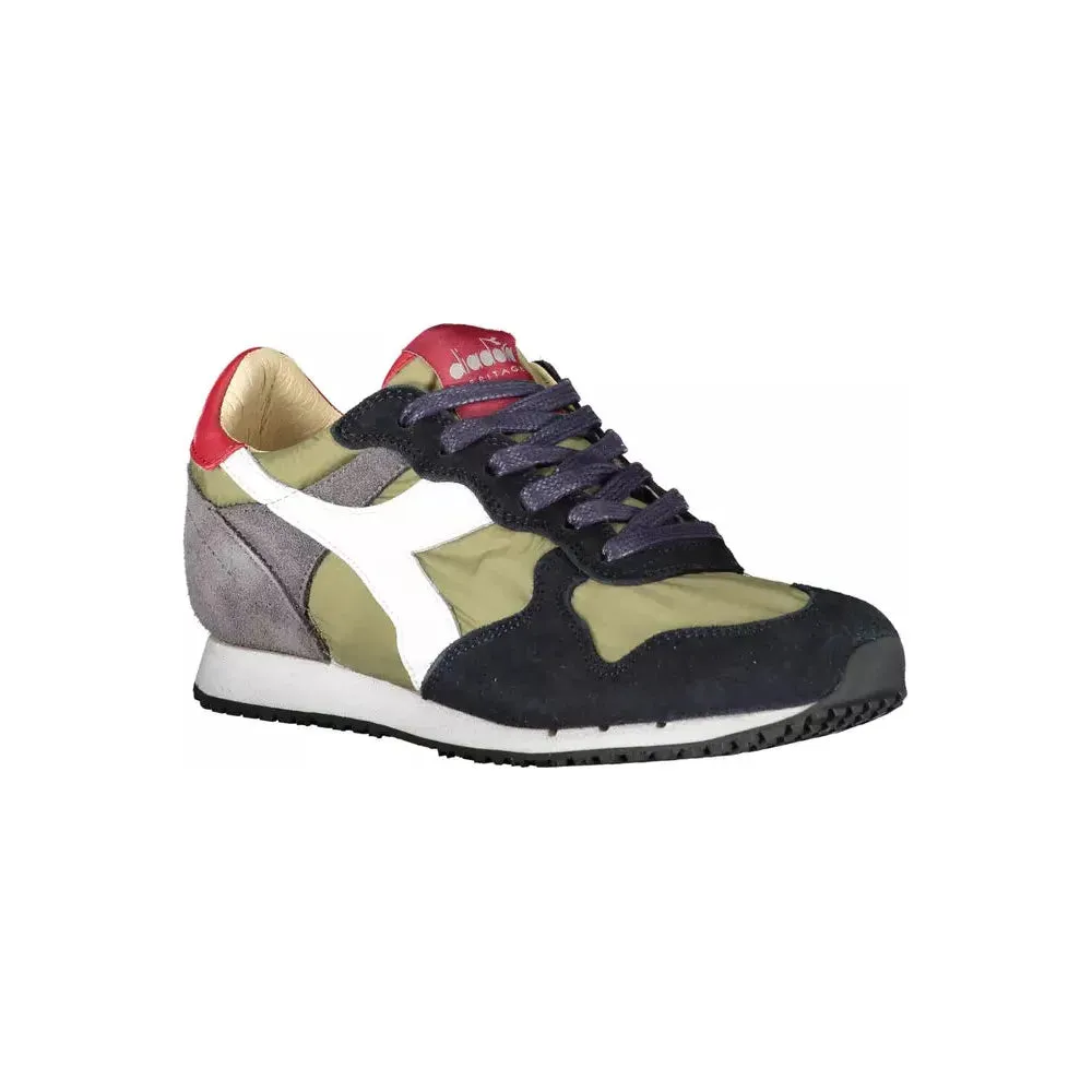 Diadora Green Leather Women Sneaker