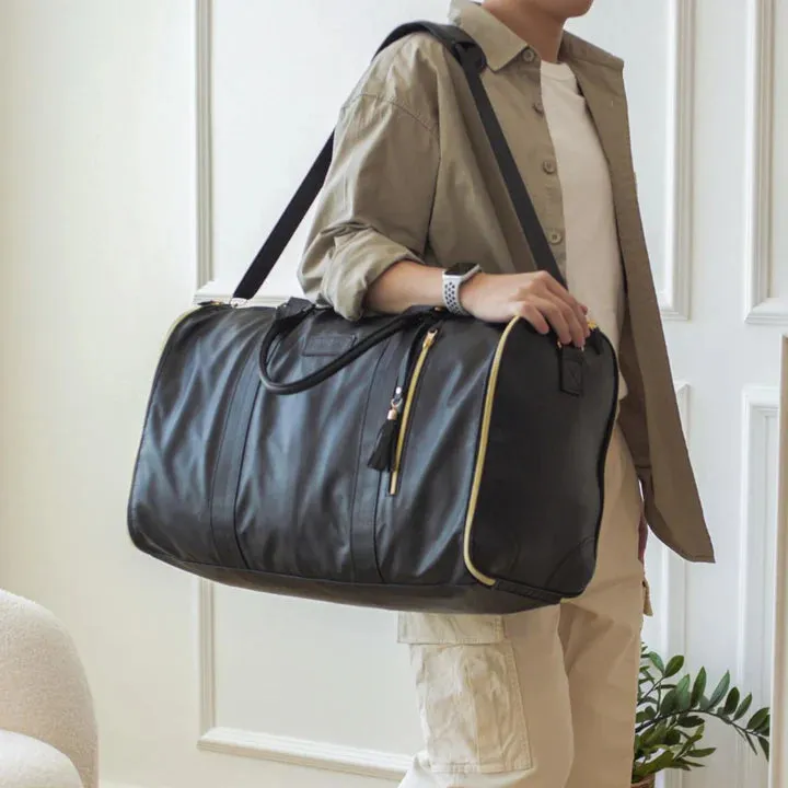 Duffel Weekender Bag  - The Perfect Getaway Bag, Duffel Bag with Garment Bag