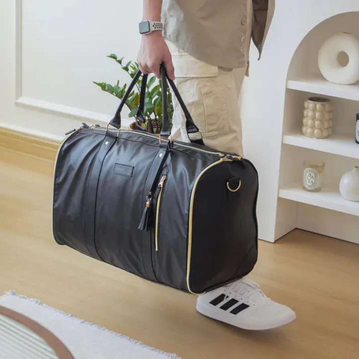 Duffel Weekender Bag  - The Perfect Getaway Bag, Duffel Bag with Garment Bag