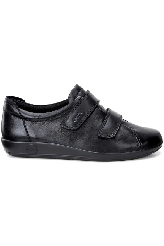 ECCO Womens Soft 2.0 206513 56723 in black leather