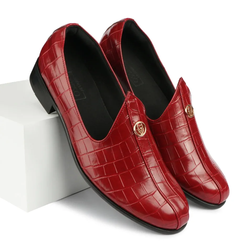 Elis - Cherry Croco Signature Mojdi