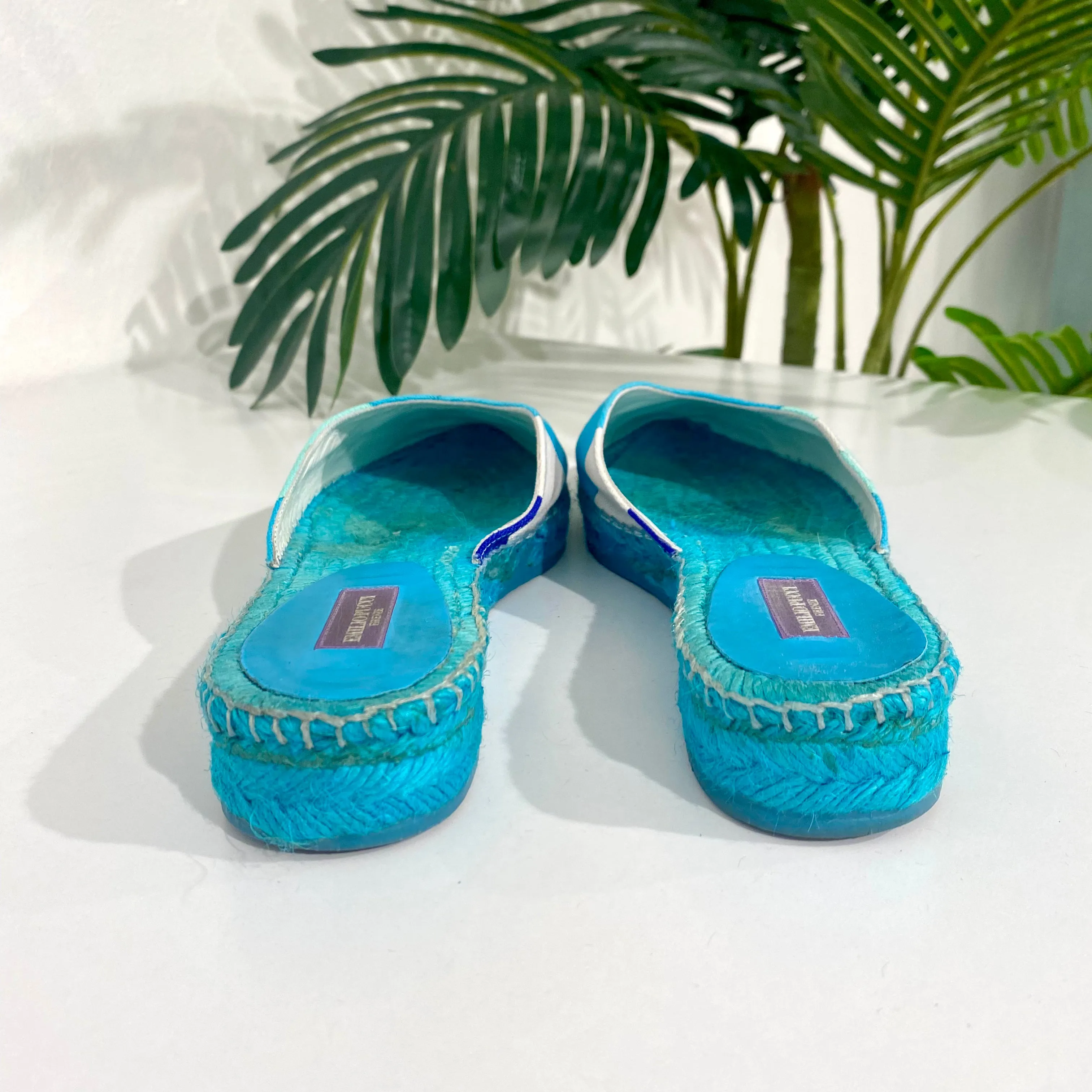 Emilio Pucci Blue Print Espadrilles