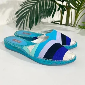 Emilio Pucci Blue Print Espadrilles