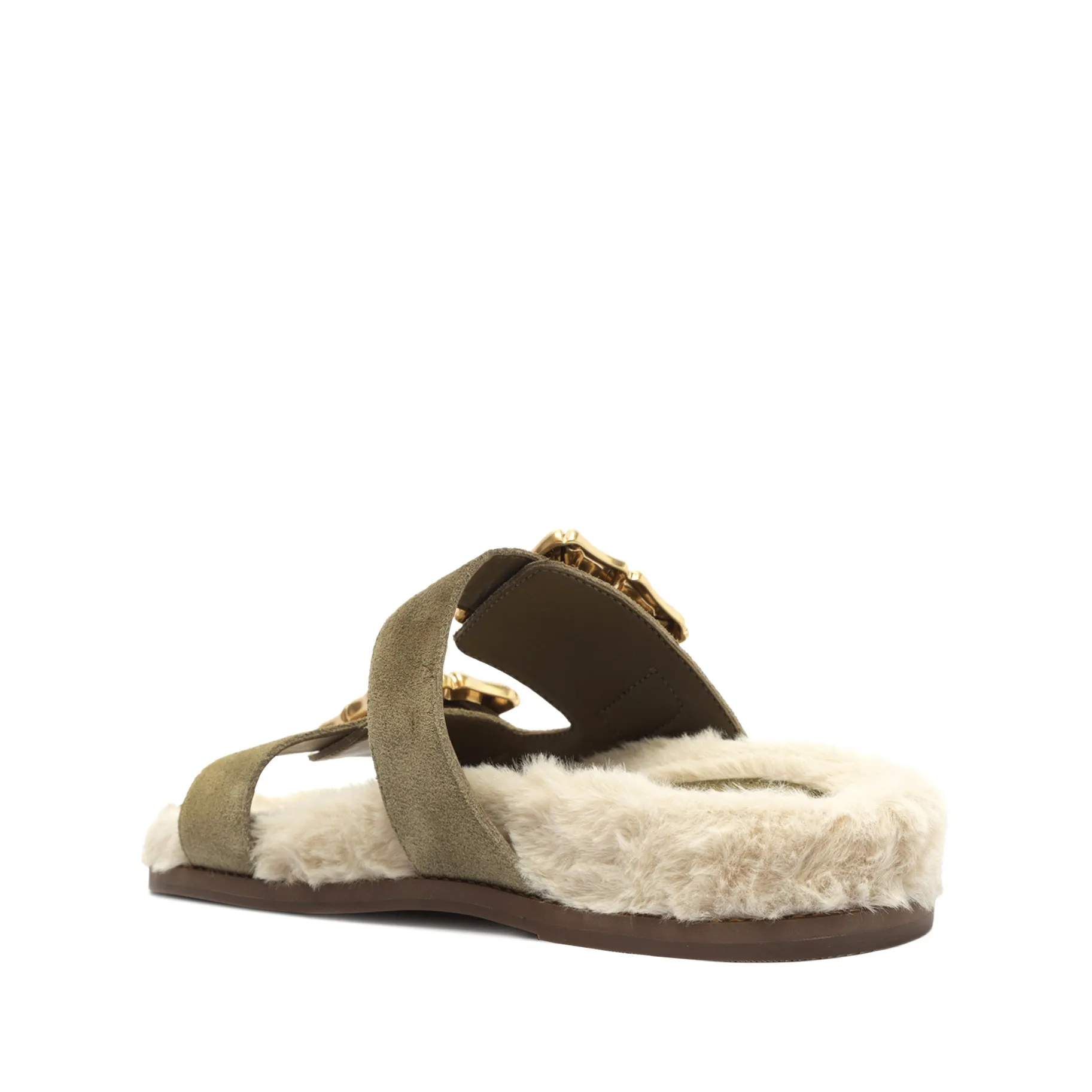 Enola Weekend Sporty Cow Suede Sandal