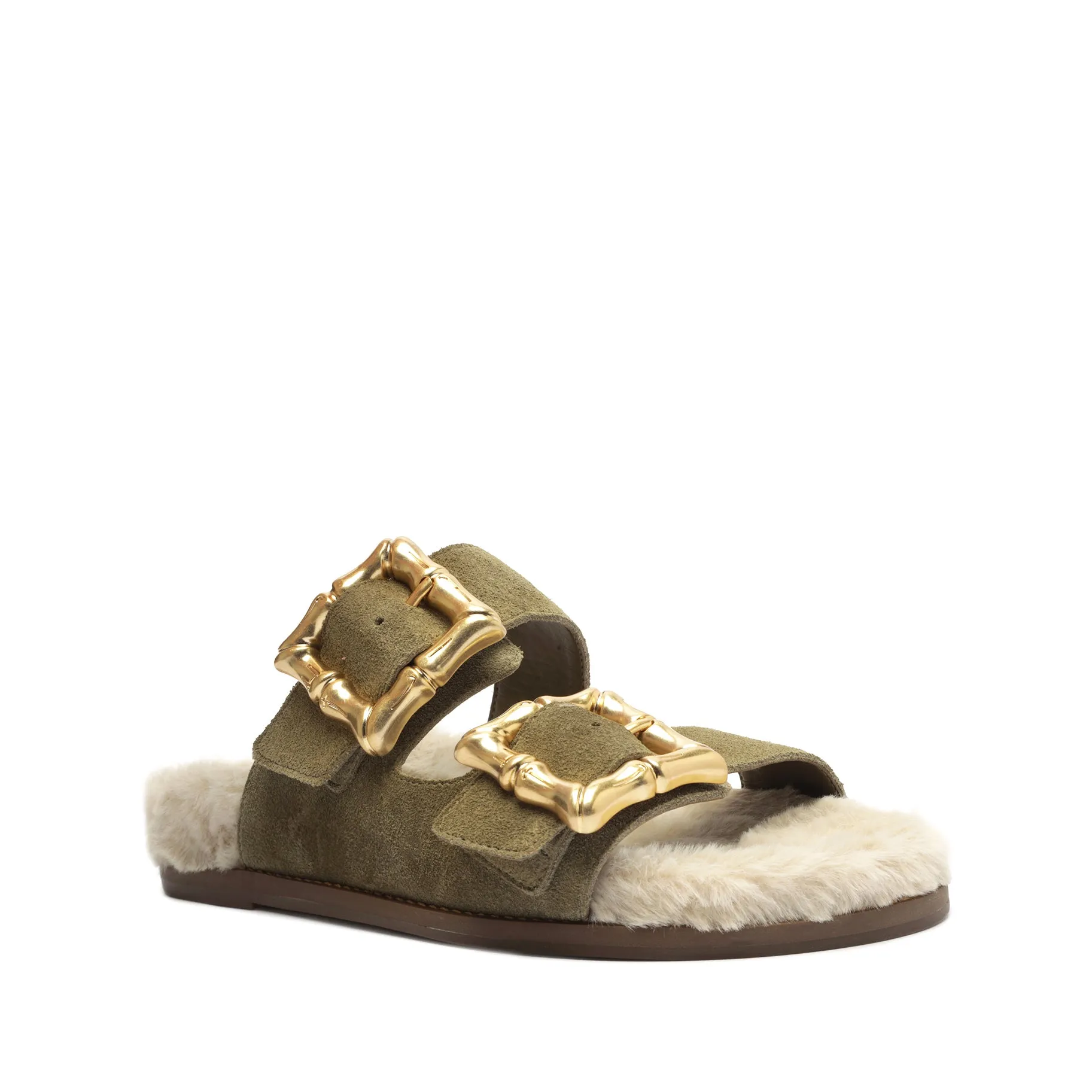 Enola Weekend Sporty Cow Suede Sandal