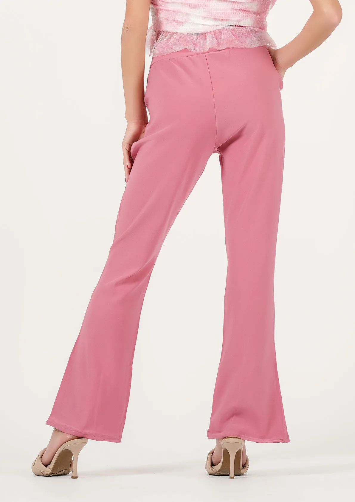 Envision Elegance: Signature Pink Trousers