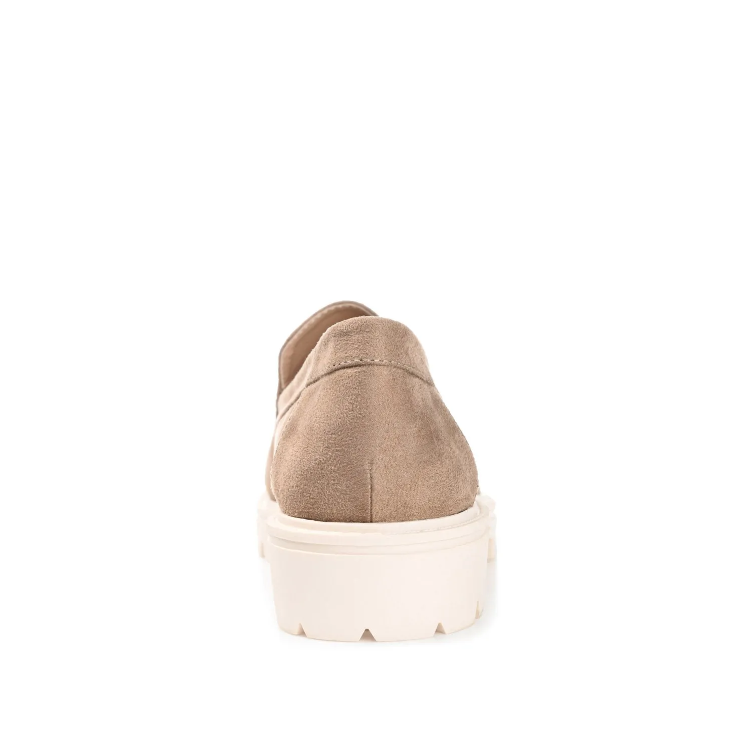 ERIKA FAUX SUEDE LOAFER FLAT IN WIDE