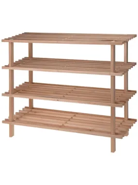 Firwood Shoe Rack - 4 Shelves - Eco-Friendly