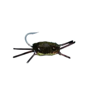 Flats Crab - Olive - Size 6