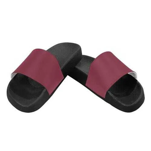 Flip-Flop Sandals, Dark Red Women's Slides