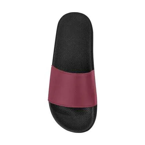 Flip-Flop Sandals, Dark Red Women's Slides