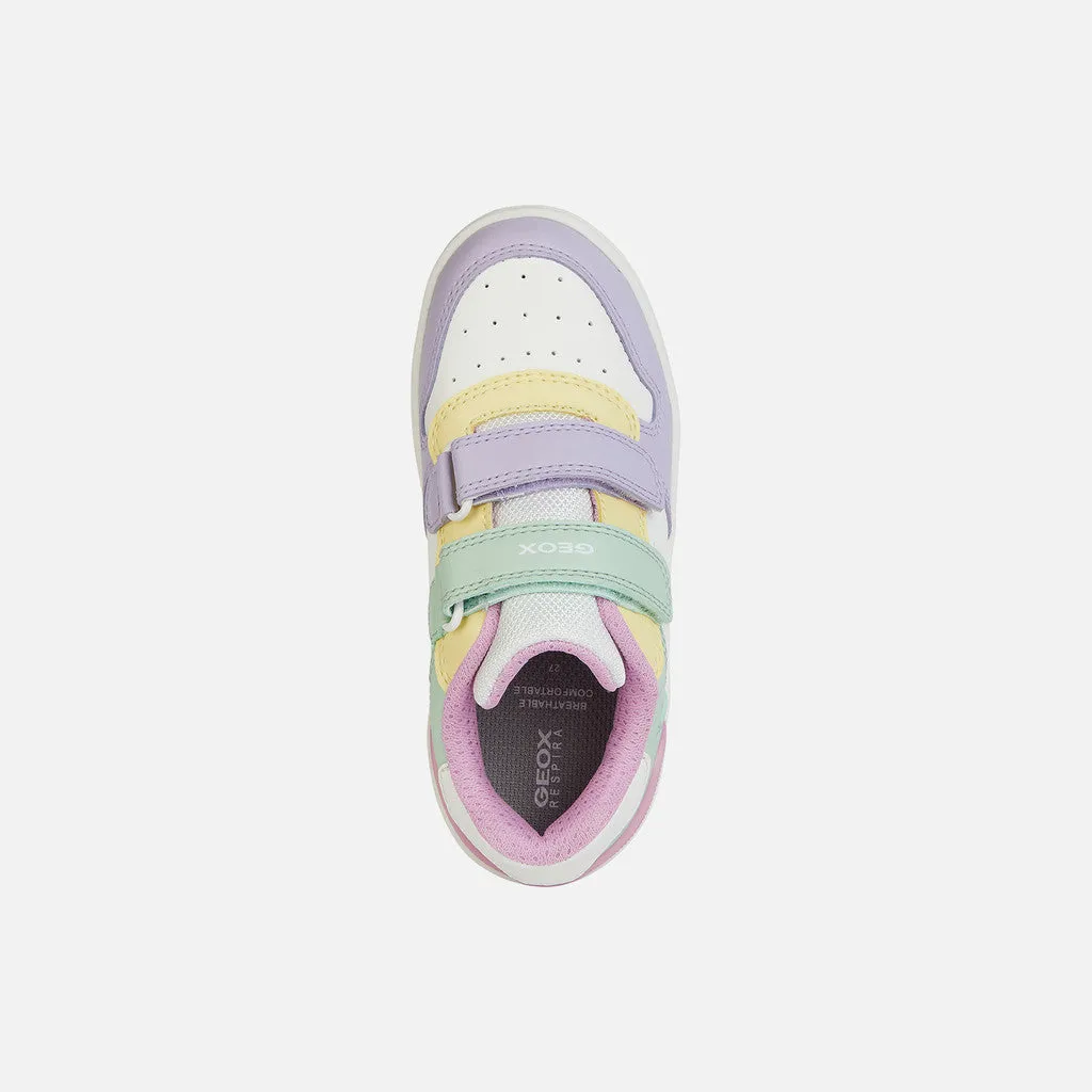 Geox J45HXB J Washiba Girl White/Multicolour