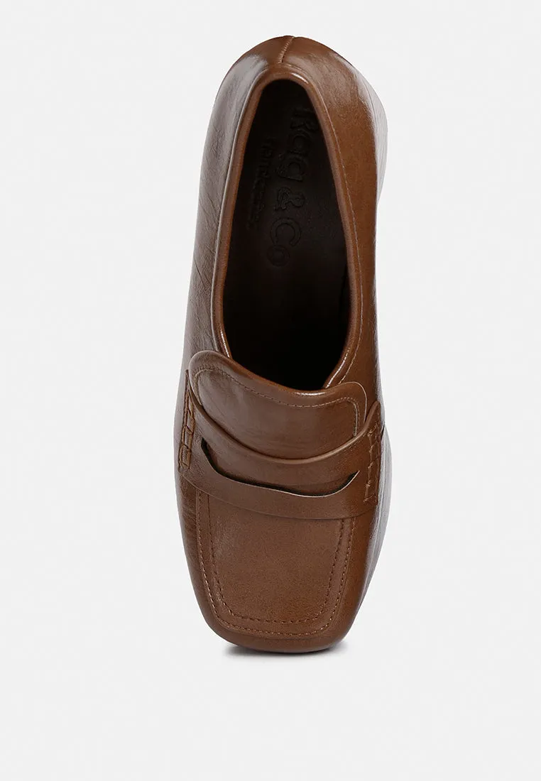 Gilliam High Platform Wedge Loafers