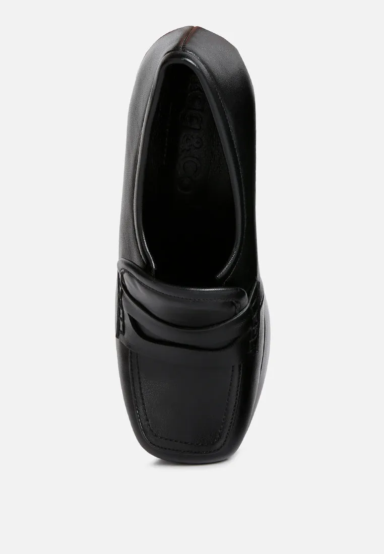 Gilliam High Platform Wedge Loafers